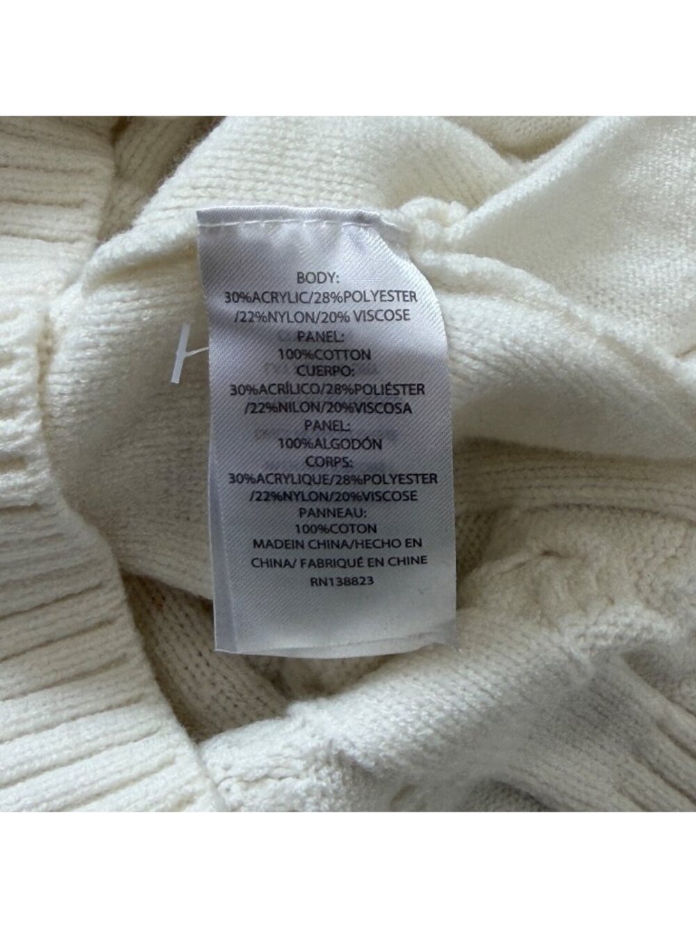 Idyllwind Miranda Lambert Women XS Cardigan Western Horse Rodeo Cable Knit Ivory - Picture 7 of 8